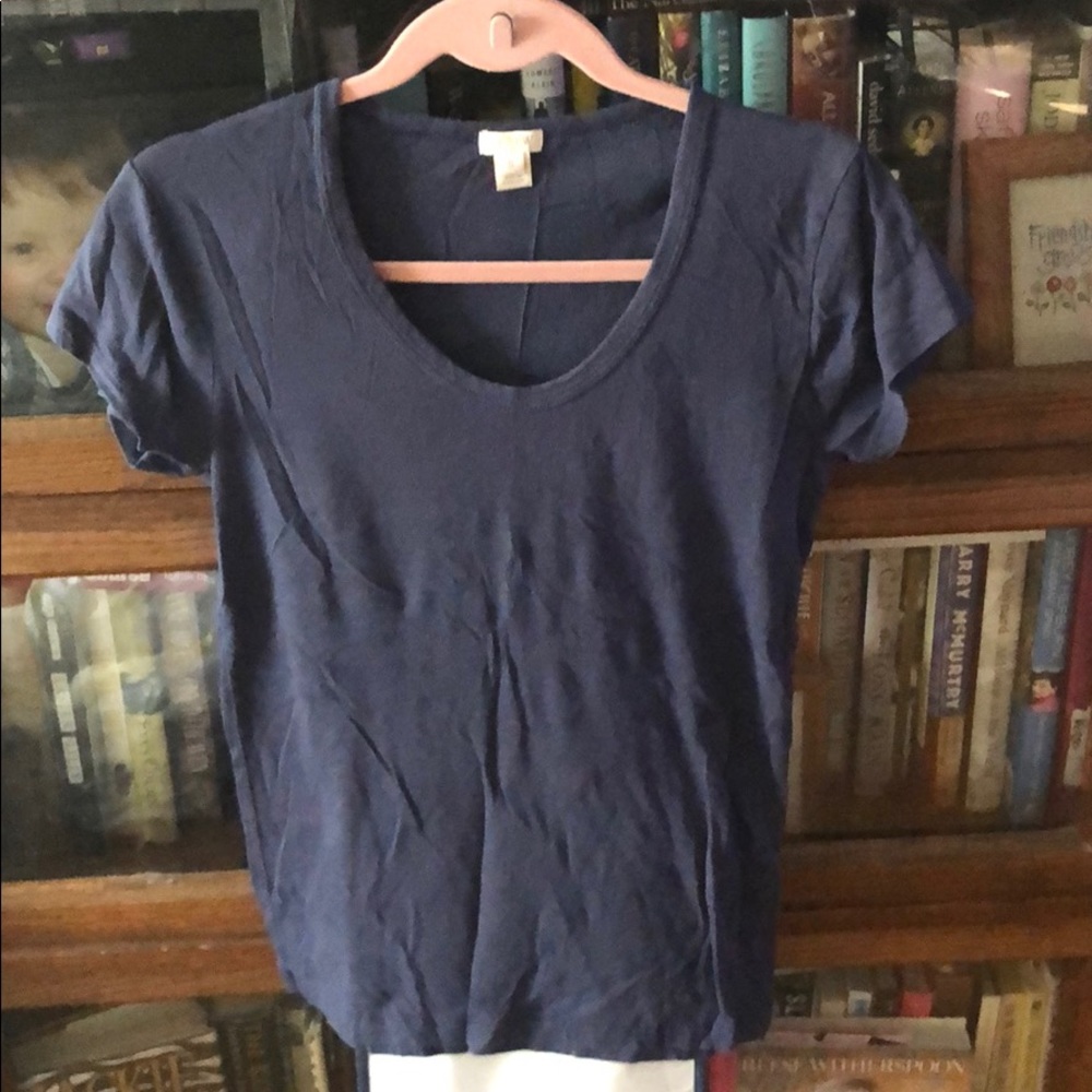 Navy blue T-shirt